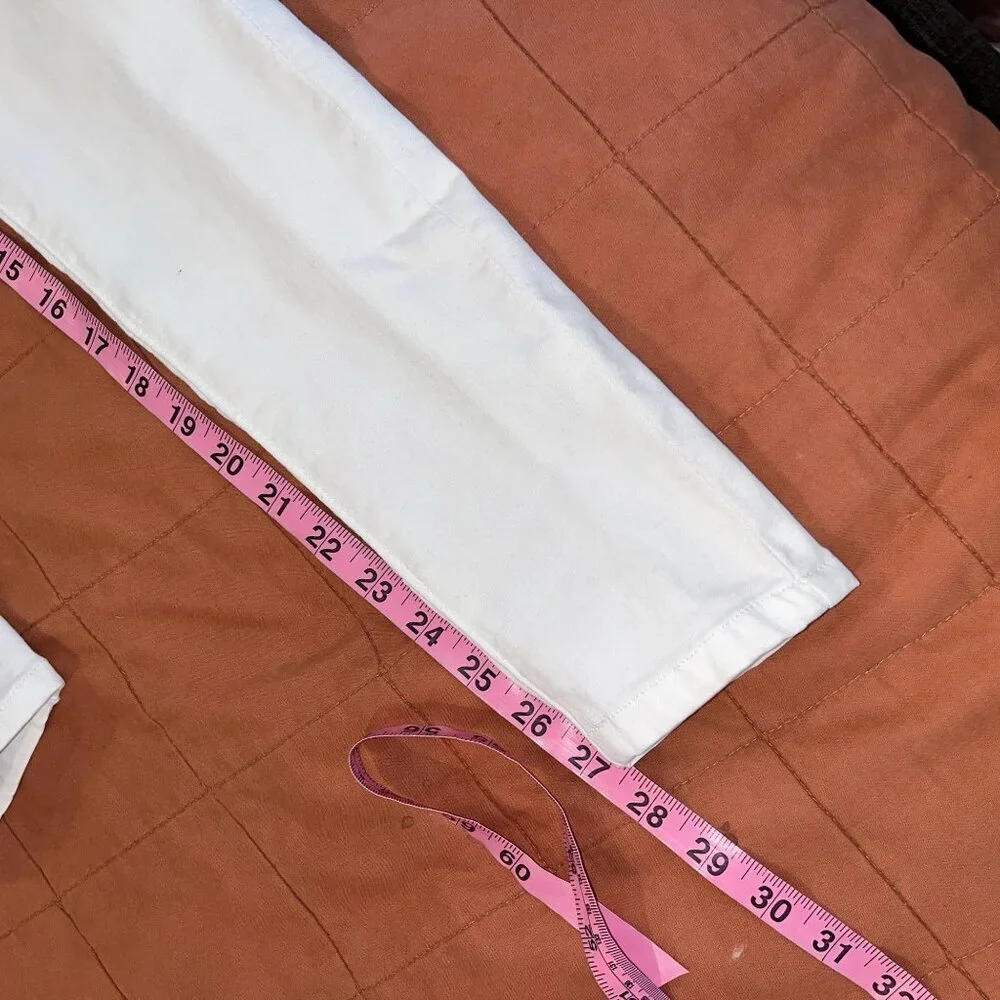 AG Adriano Goldschmied White Skinny Jeans Womens Size 24